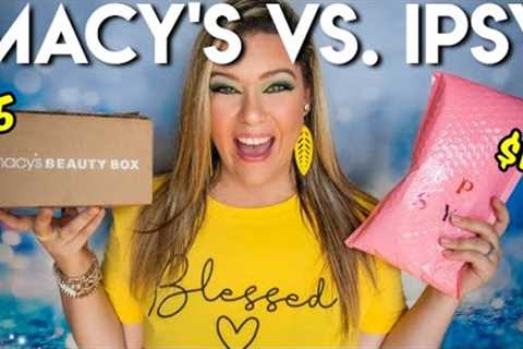 Ipsy Glam Bag Vs. Macy's Beauty Box September 2023 | WHICH BEAUTY BOX IS BETTER?