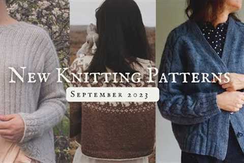 New Knitting Patterns // Girl Meets Yarn // September 2023