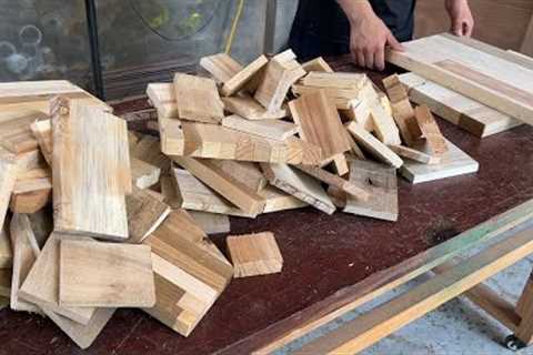 Elevating Woodworking: Crafting a Unique Artistic Table with Inventive Woodworking Concepts