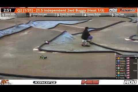 Qualifying Round 2 &amp; 3 - JConcepts Fall Indoor Nationals INS13 - Hoosier RC HobbyPlex - MOD..