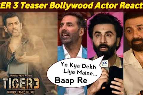 Tiger 3 Official Teaser Reaction By Bollywood Actor's | Salman Khan, Katrina Kaif, Maneesh Sharma...