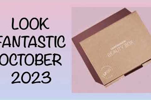 FULL REVEAL LOOK FANTASTIC OCTOBER 2023 WORTH OVER £72 | SUBSCRIPTION BEAUTY BOX | UNBOXINGWITHJAYCA