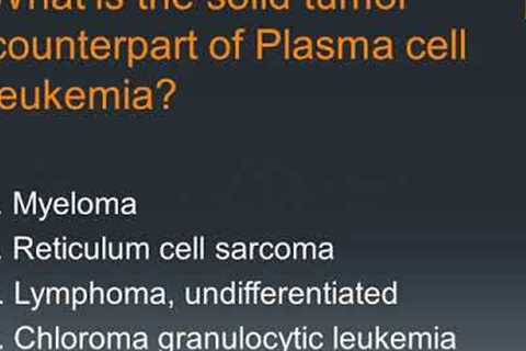 HEMATOLOGY HIGH YIELD QUESTIONS FOR MEDICAL TECHNOLOGY BOARD EXAM! PART 1