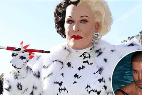 Drag Queen Alexis Stone Nails Glenn Close Cruella De Vil Transformation for Paris Fashion Week