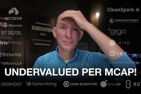 Bitcoin Miners Undervalued Based On Market Cap Vs. Hashrate &amp; BTC Mined! Bitmain New S21 ASIC..