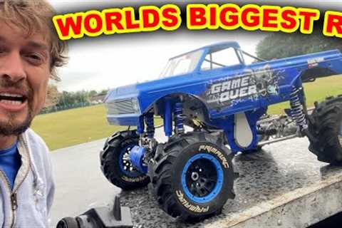 Giant RC Mud Truck Durability tested