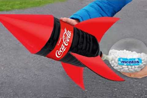 Experiment: Coca-Cola XXL Rocket VS  Mentos