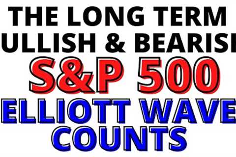 The Stock Market CRASH &amp; The Long Term Bullish &amp; Bearish S&amp;P 500 Elliott Wave Counts