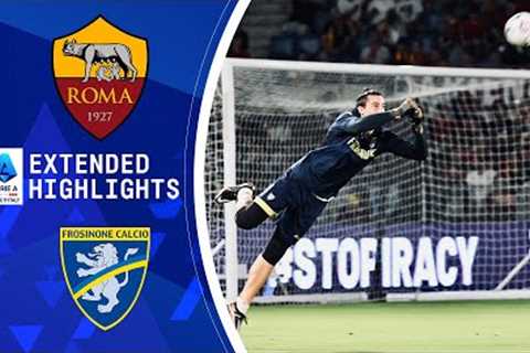 Roma vs. Frosinone : Extended Highlights | Serie A | CBS Sports Golazo