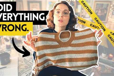 Don't make the same mistakes I did...⚠️ #knittingpodcast
