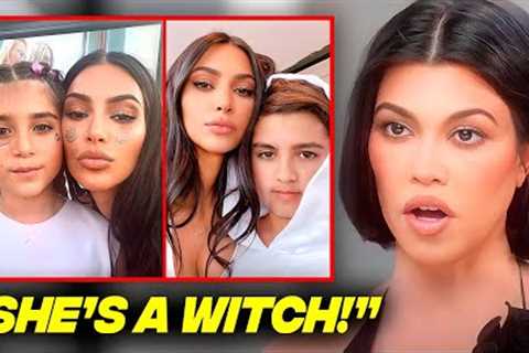 Kourtney Kardashian LOSES IT After Kim Drags Kourt’s CHILDREN In Their Feud