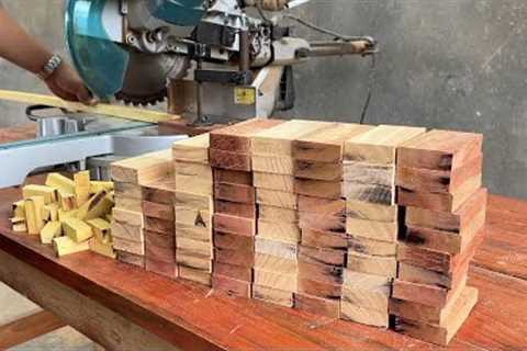 Art Woodworking Design // The Process Of Building A sturdy Table With Unique Designs Just For You