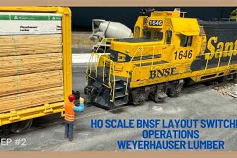 Local Switching! HO Scale Model Railroad BNSF Layout