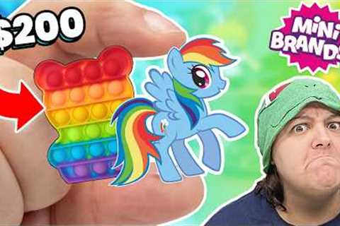I Unbox 100 MINI Mystery Boxes Challenge Mini Brands Toys Series 3