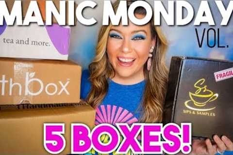 Manic Monday Vol.32 | 5 Subscription Boxes + Coupon Codes | MEGA UNBOXING!!