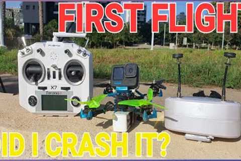 First FPV Flight With My Custom Built Racing Drone