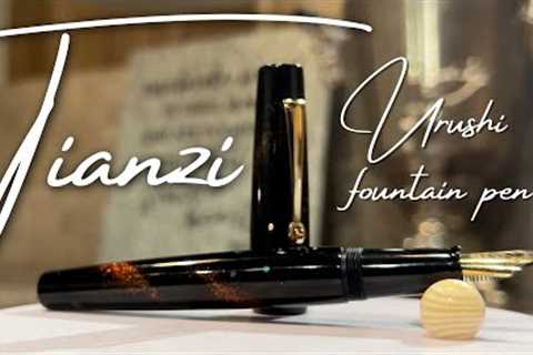 Unboxing + Review of the Tianzi Urushi Pen with Raden Inlay + GIVEAWAY!