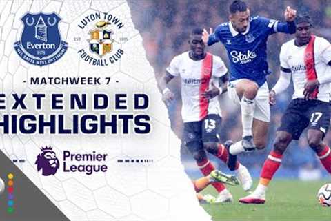Everton v. Luton Town | PREMIER LEAGUE HIGHLIGHTS | 9/30/2023 | NBC Sports