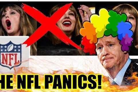 The NFL PANICS! REMOVES Taylor Swift references from social media after getting DESTROYED by fans!