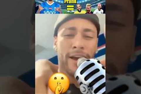 Neymar prank with Mbape, Messi, Alves 😍 #shorts #football #neymar