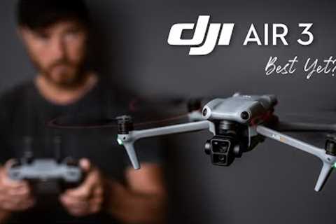 DJI AIR 3 Review - DUAL CAMERA is PERFECTION! (4K)