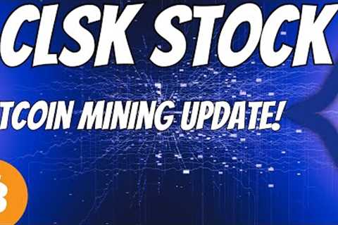 Cleanspark Stock Bitcoin Mining Update! Clsk News