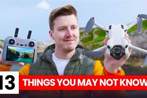 DJI MINI 4 PRO | 13 Things You May Not Know &amp; Hidden Features!!