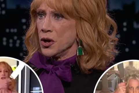 Kathy Griffin Spoofs Britney Spears Knife Video While Promoting Comedy Show
