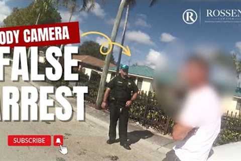 False Arrest by Police in Dania Beach - Drug Arrest Bodycam