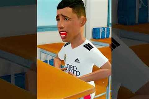Help Ronaldo and Messi in Class Room #shorts