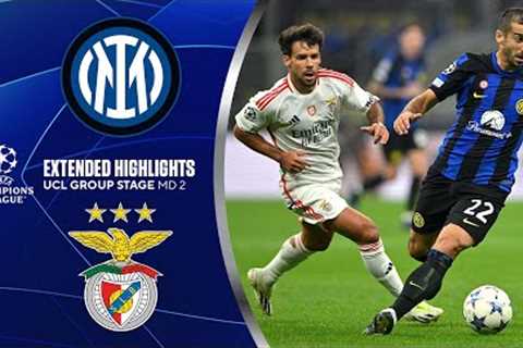 Inter vs. Benfica: Extended Highlights | UCL Group Stage MD 2 | CBS Sports Golazo