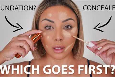 CONCEALER BEFORE OR AFTER FOUNDATION? | NINA UBHI