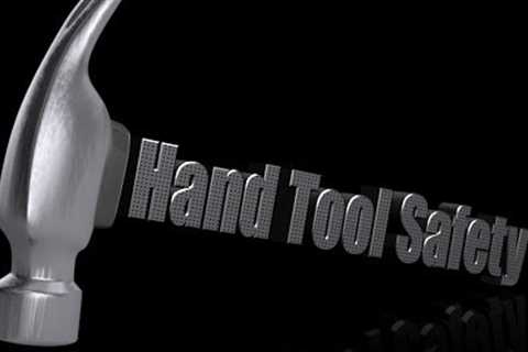 Hand and Power Tool Safety – Basic Training