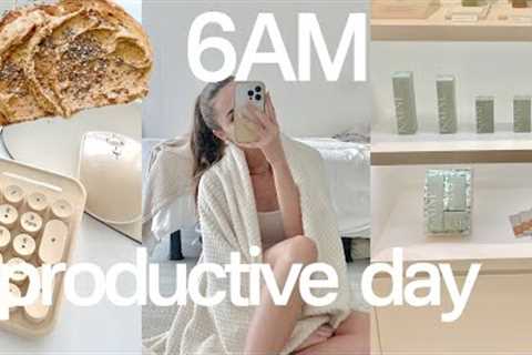 6AM PRODUCTIVE DAY 🍂 FALL closet shopping, organizing + packing (goodbye busan)