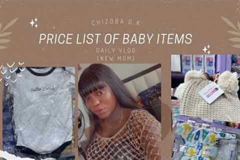Cost Of Baby Item In 2023 (pt 1) Shopping For a New Born In  The Lagos Island Market, Nigeria