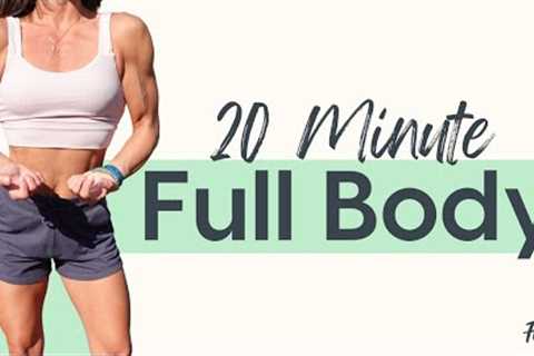 20-Minute Full Body Dumbbell Blitz | Strength Training at Home or Gym