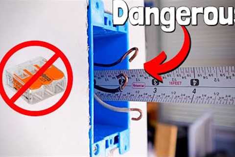 SHOCKING New Way to Fix Short Wires In an Electrical Box to Code | Very Important