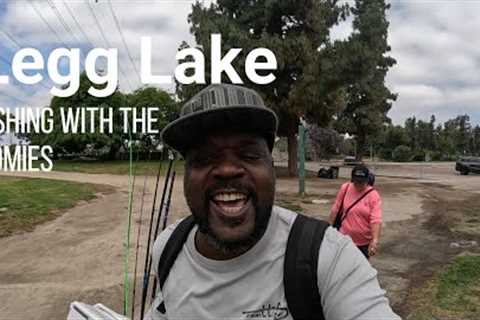 ELD FISHING LEGG LAKE (Whittier Narrows) with Hot Lipps &amp; BBD (The Black Bill Dance)