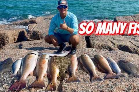 Jetty Fishing MEAT HAUL! **PART 1** (Corpus Christi, Tx)