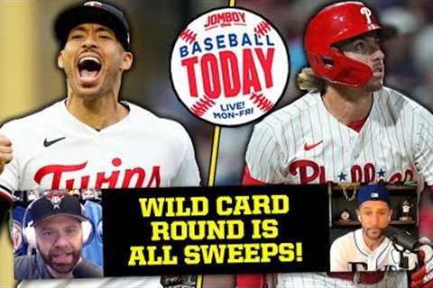 Nothing but sweeps in the Wild Card round! | Baseball Today