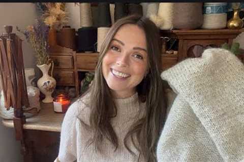 Knitting Traditions Podcast Ep.76- unspun cardigan, tiny FOs, fall winter outfits and holiday yarns
