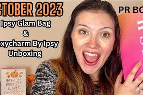 OCTOBER 2023 IPSY GLAM BAG AND BOXYCHARM BY IPSY UNBOXING | IPSY PR UNBOXING