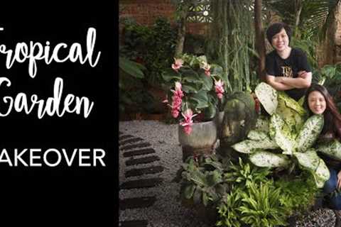 DREAMY Tropical Garden DIY Makeover with 14 Garden Design &amp; Plant Care Tips