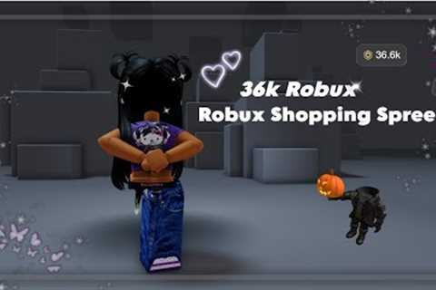 36K ROBUX SHOPPING SPREE!!(BUYING HEADLESS🤑❤️)