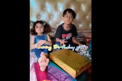 Unboxing gift's || izzu's birthday gifts