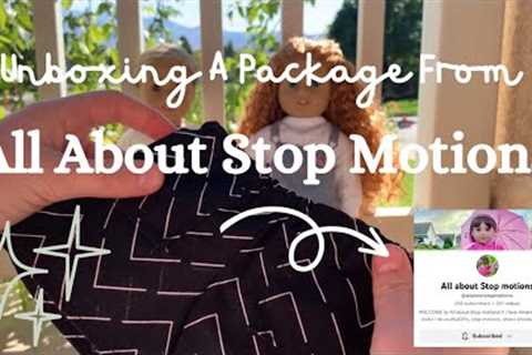 Unboxing a Package From @allaboutstopmotions
