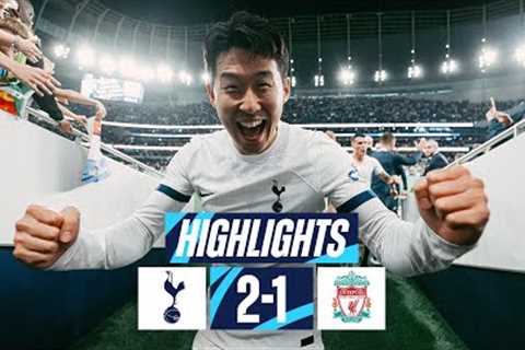 TOTTENHAM HOTSPUR 2-1 LIVERPOOL // PREMIER LEAGUE HIGHLIGHTS // INCREDIBLE LATE DRAMA AGAIN