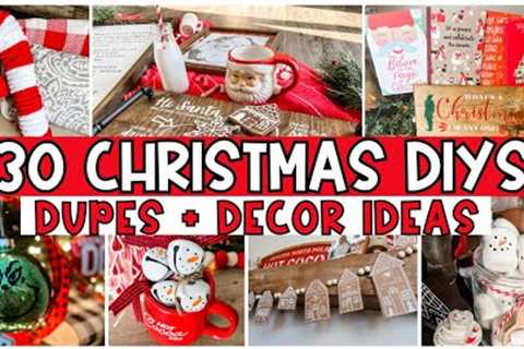 30 Christmas DIYs You'll Want to Steal for Your Own Home! | Dollar Tree Holiday DIYs &amp; Decor..