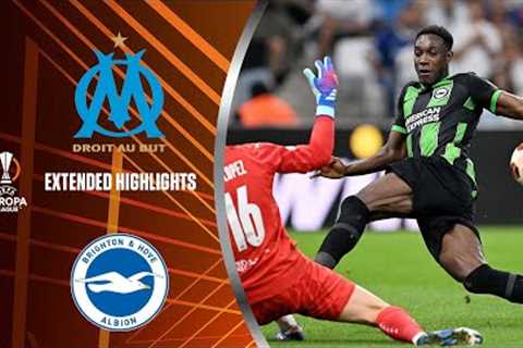 Marseille vs. Brighton: Extended Highlights | UEL Group Stage MD 2 | CBS Sports Golazo - Europe