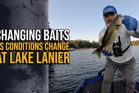 Changing Baits As Conditions Change At Lake Lanier #lakelanierfishing2023